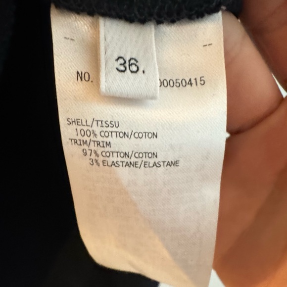 Thom Browne CLASSIC PIQUE STRIPE POLO DRESS Black Size 36 - Picture 8 of 9